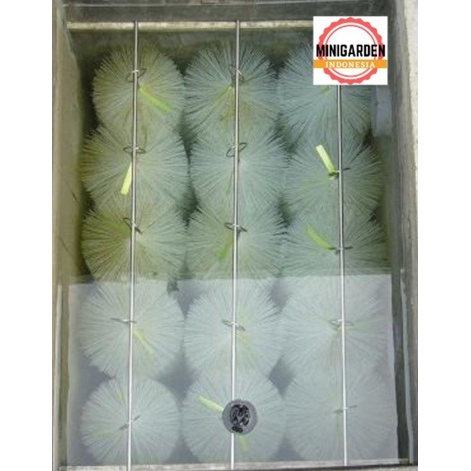 SIKAT BRUSH FILTER 80CM 100 CM gagang stainless media filter kolam koi