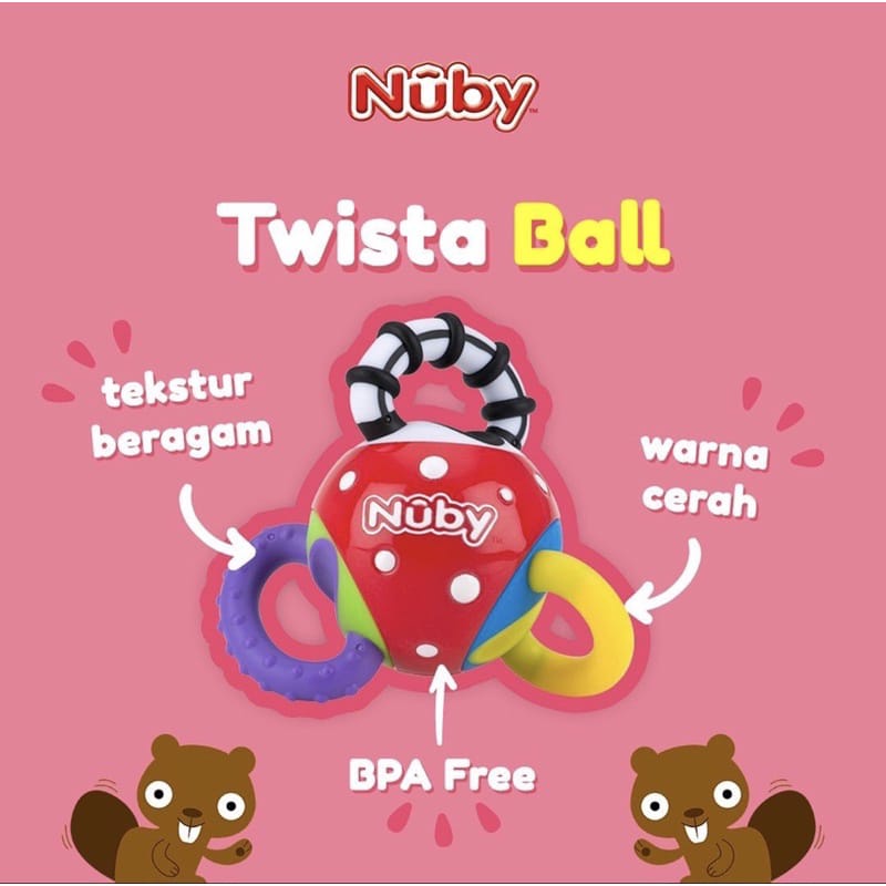 Nuby - Twista Ball Rattle