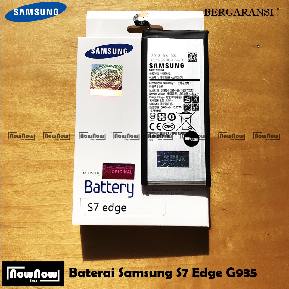 Baterai Samsung Galaxy S7 Edge G935 G9350 G935f G935FD G935W8 EB-BG935ABE Original Batre Batrai Battery HP