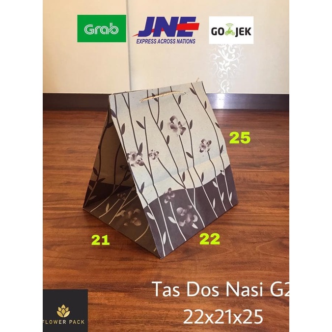 

(TERLARIS) Jual Paperbag Dus Nasi Xl 23X24X25 Besar Tas Kertas Dos Nasi Makanan