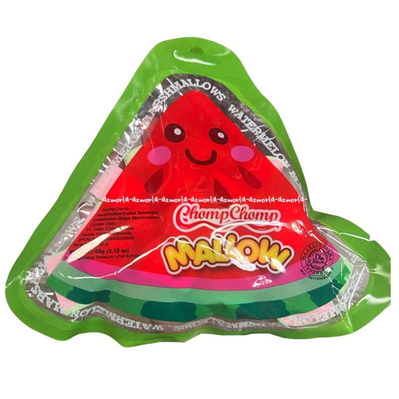 Chomp Chomp Marshmallow Watermelon ChompChomp Marsmelow Semangka Mars Mellow Mello Water Melon