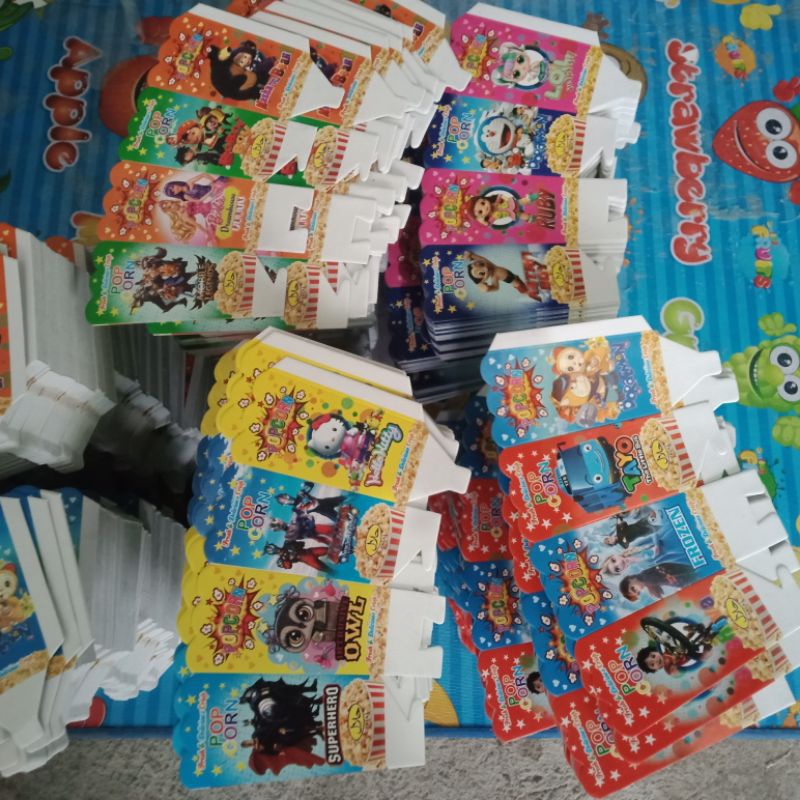 

Piscoklegit_ Kertas Popcorn Ukuran 9Cm5Cm / Karton Jagung Popcorn / Kotak Popcorn Kecil / Kardus