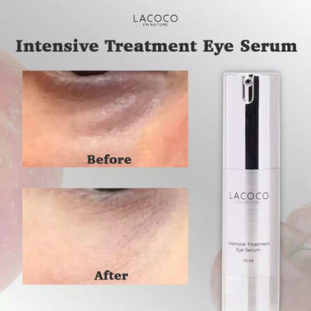 Lacoco Iitensive Treatment Eye Serum kolagen kulit mencerahkan kelopak mata Original NASA