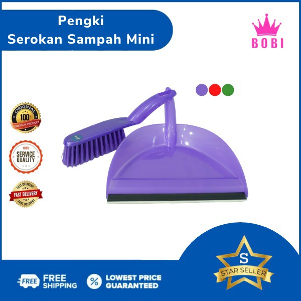 Sapu dan Pengki Mini Set / Sapu Pengki Set / Mini Dustpan - WARNA RANDOM