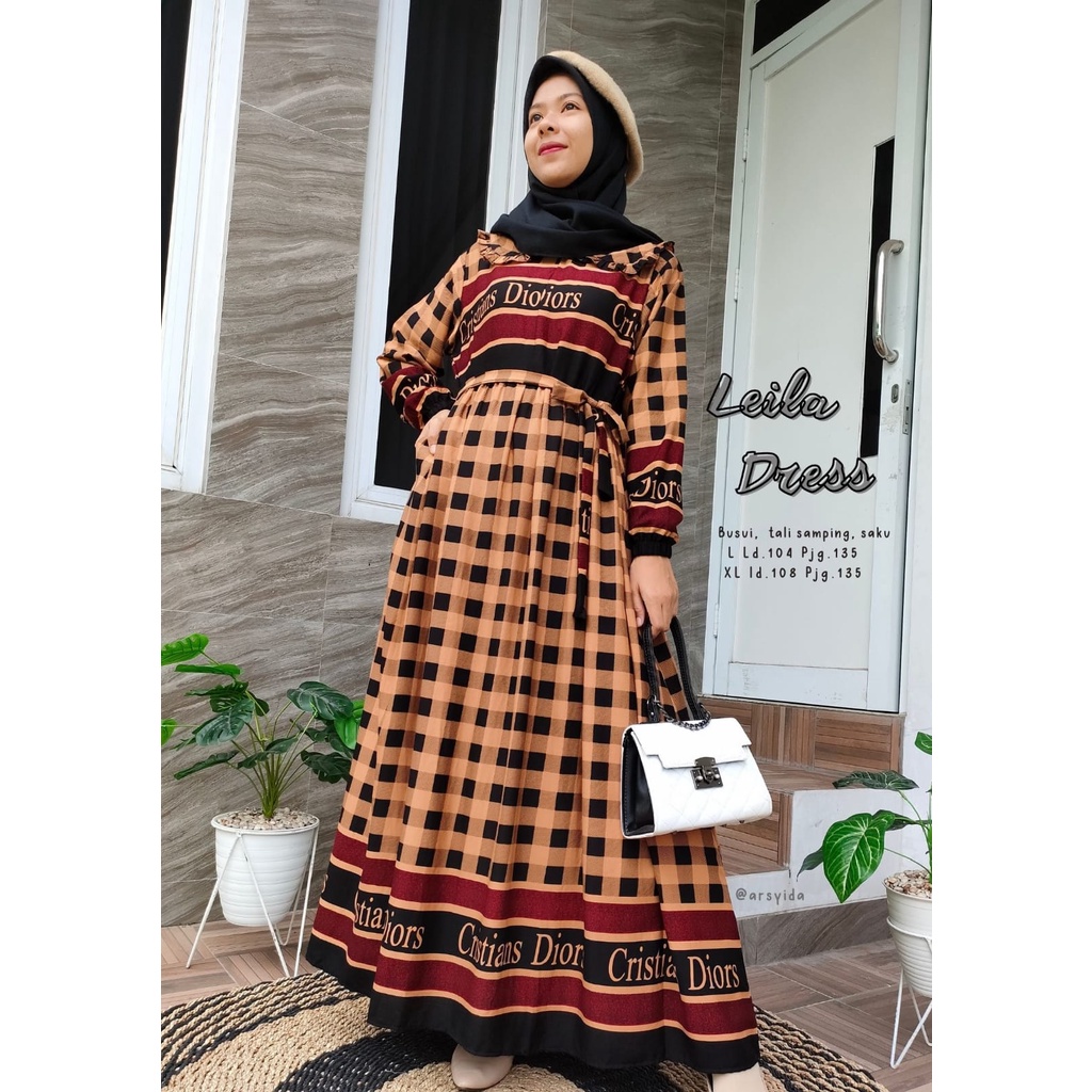 Gamis Rayon Etnik Size S M L XL XX/ Gamis Rayon Lembut