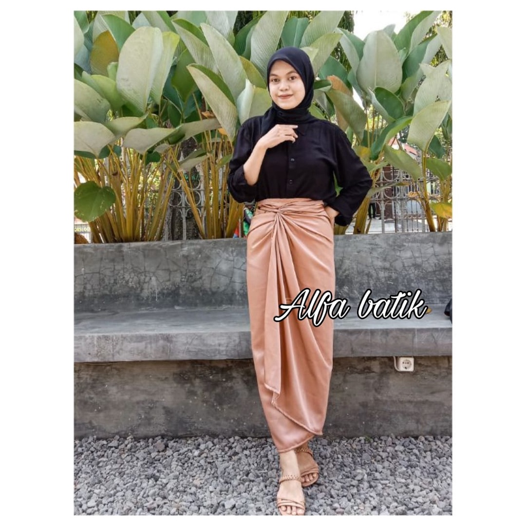 Rok Lilit Bawahan Kebaya ROK LILIT POLOS TERMURAH/ ROK ANEKA PILIHAN WARNA FREE GESPER/RING