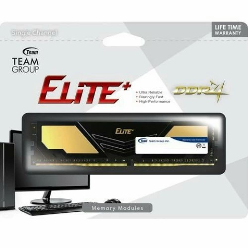 Teamgroup Memory Elite Plus DDR4 8GB 3200Mhz - Black Gold