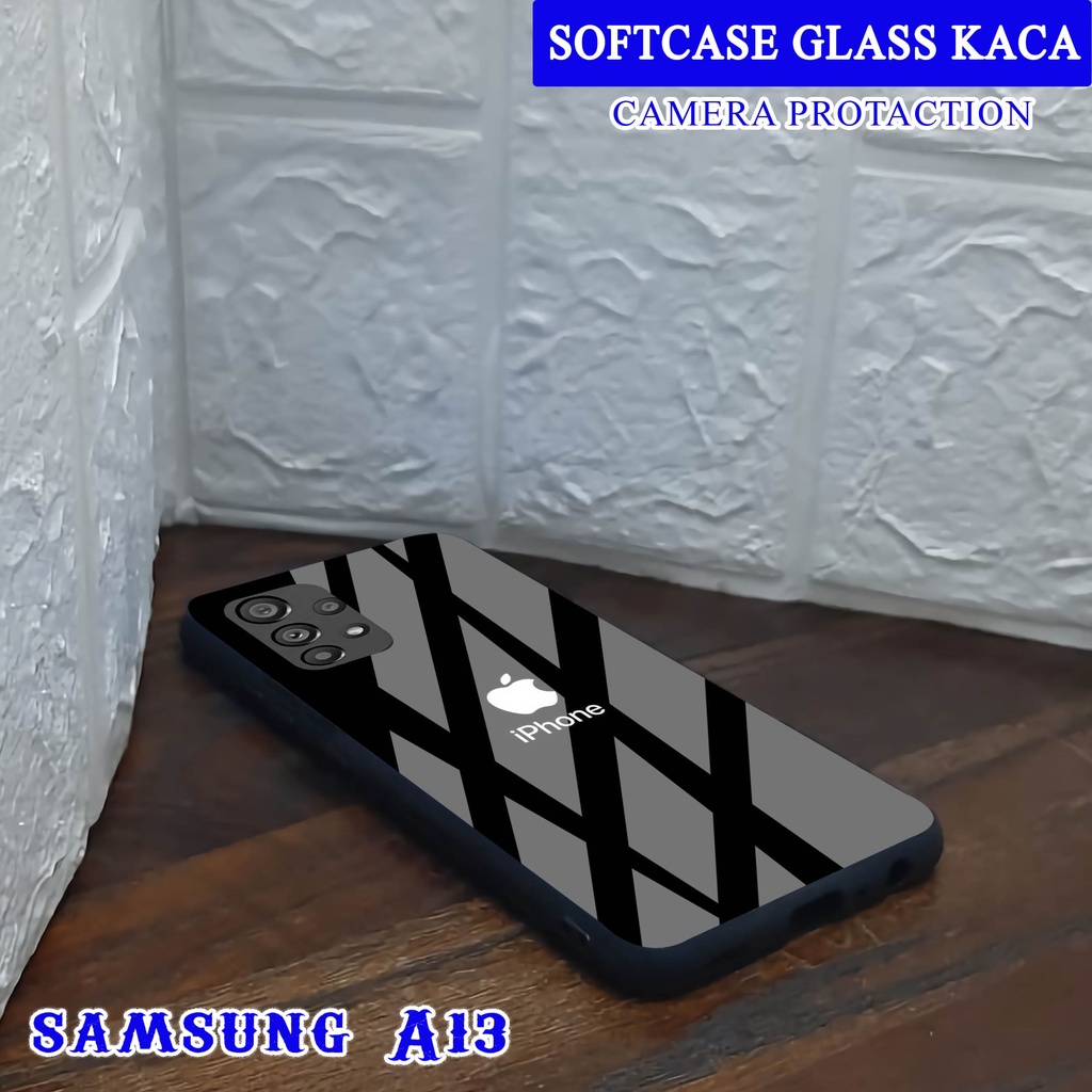 Softcase Glass Kaca SAMSUNG A13(4G/5G) - Casing HP SAMSUNG A13(4G/5G) [ S01 ].