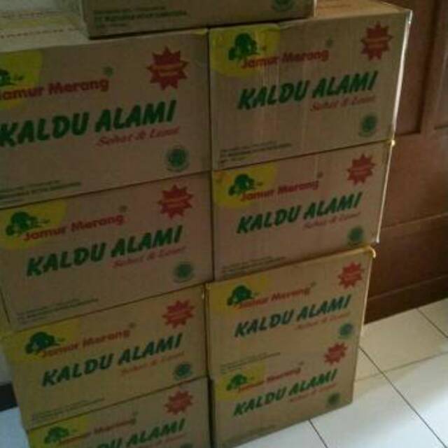 Kaldu Alami Jamur Merang 1 karton 10 dus