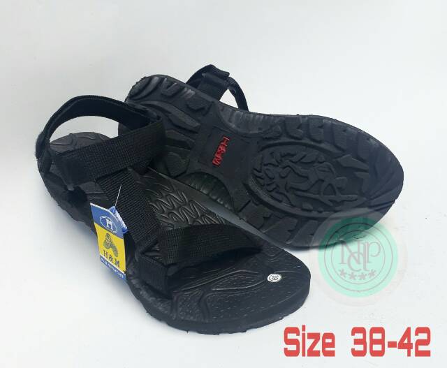 SANDAL GUNUNG / SANDAL PRIA / SANDAL GUNUNG PRIA - Hitam