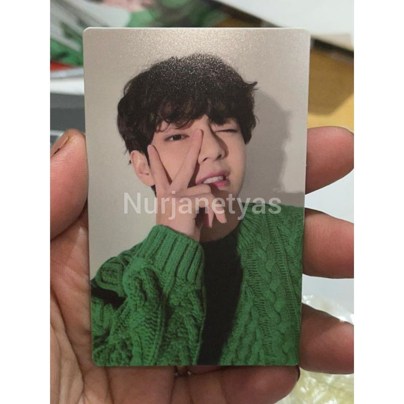READY STOCK Photocard PC Official Lucky Draw LD Taehyung M2U Be Essential Album BTS