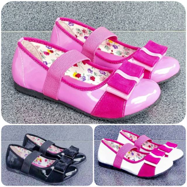Sepatu Balet Anak Usia TK -SD Model Pita Sepatu Anak Flatshoes Terbaru