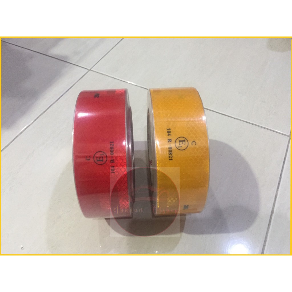 Sticker Scotlight DISHUB KIR - Sticker reflector pemantul cahaya