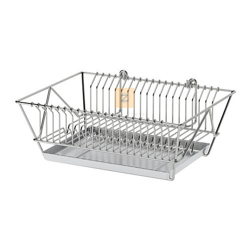 IKEA Fintorp Rak Pengering Piring Stainlees Steel