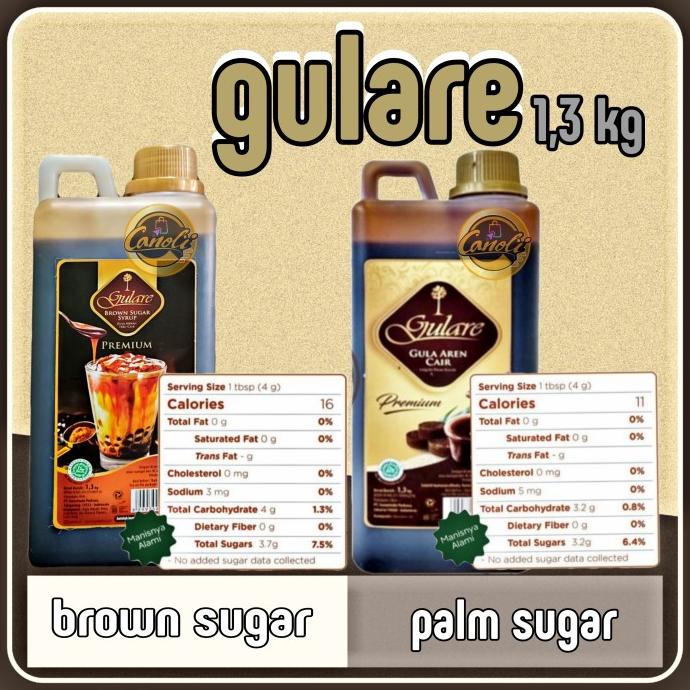 

gulare gula aren cair premium 1.3kg / brown sugar syrup / 1 3kg