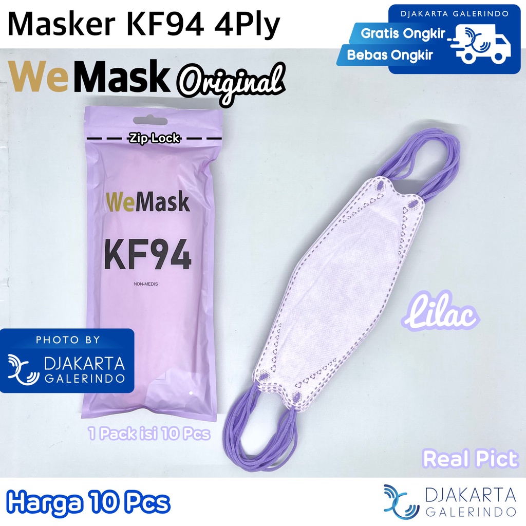 Masker KF94 Wemaze WeMask Original 4Ply - 5Ply isi 10Pcs