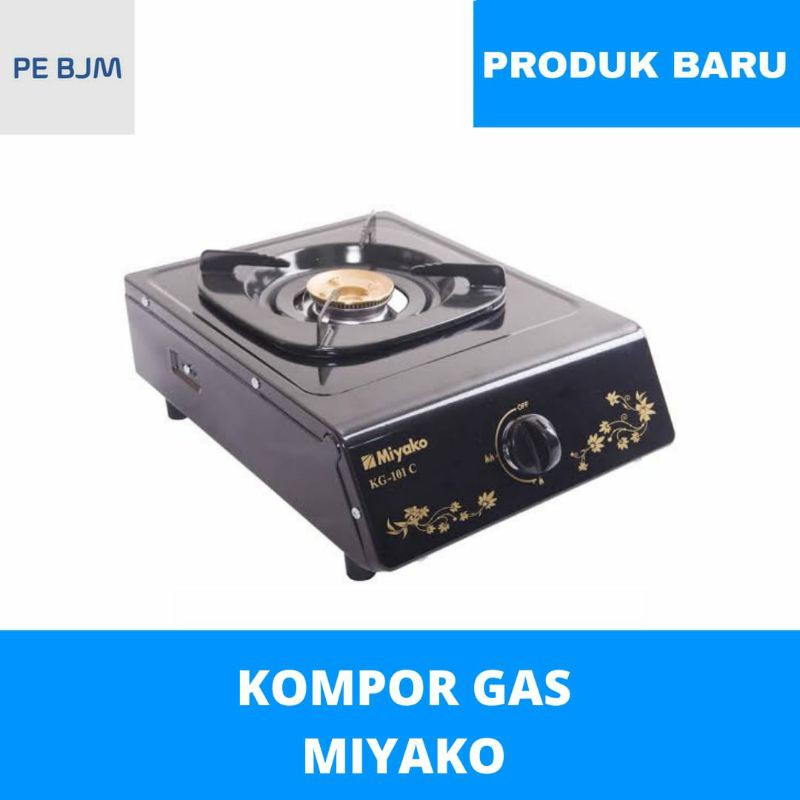 KOMPOR GAS 1 TUNGKU MIYAKO - KG 101 C/WYG - GARANSI RESMI