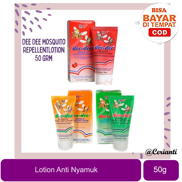 DeeDee Mosquito Repellent Lotion Nyamuk Anak / Dee-Dee Penolak Nyamuk Baby 50gram Dee Dee_Cerianti