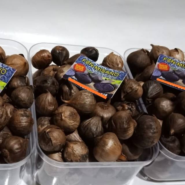 

Bawang hitam lanang - black garlic 1/4 kg 250gr