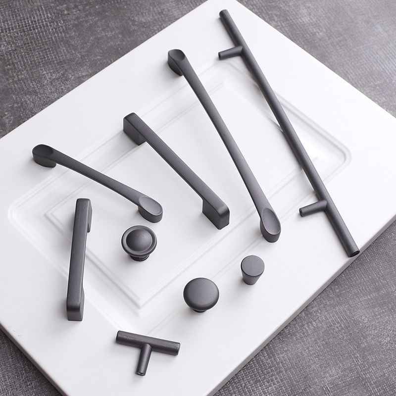 Gagang Pintu Lemari Lemari Abu-abu Lemari Sepatu Aluminium Gagang Pintu Lemari Dapur