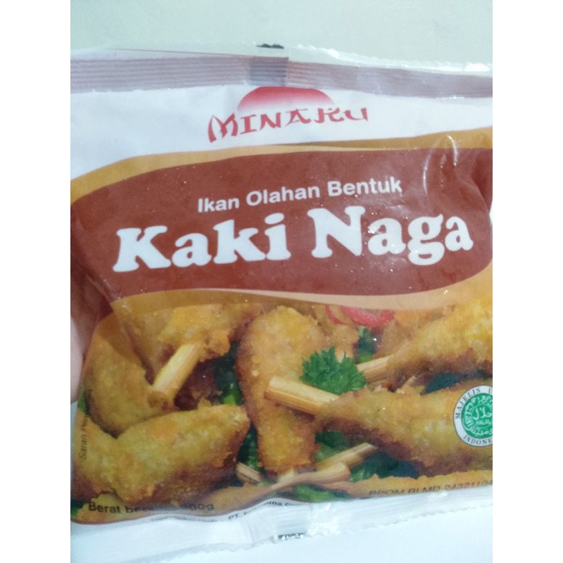 

Kaki Naga ikan olahan