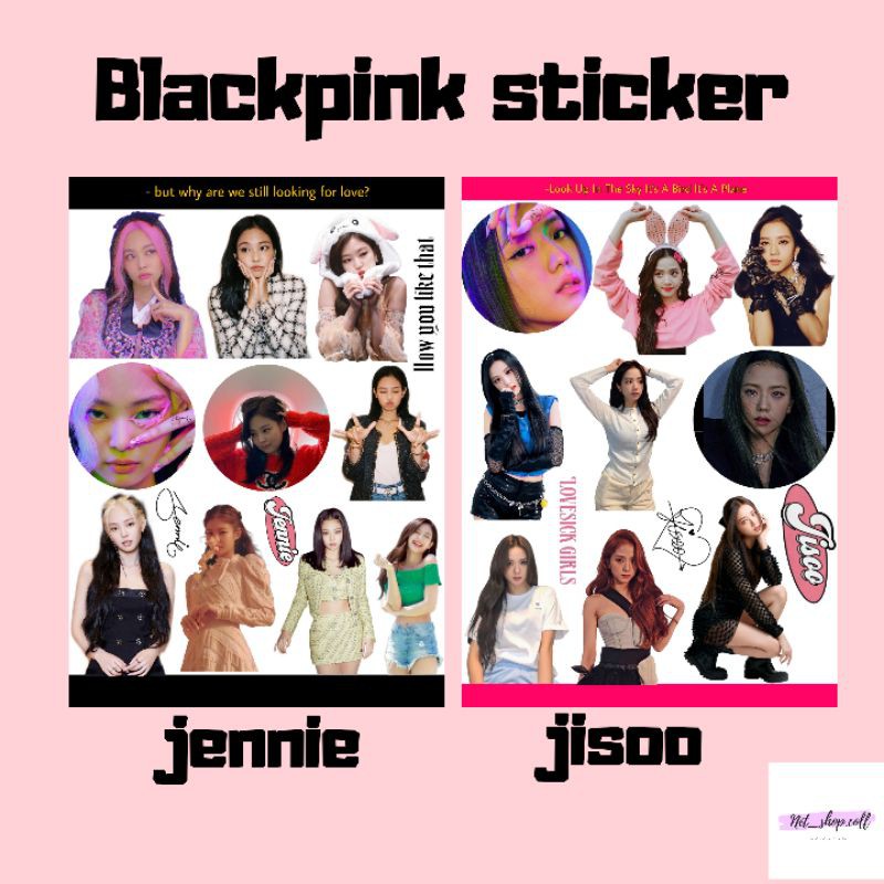 

STICKER KPOP BLACKPINK jennie jisoo rose lisa group