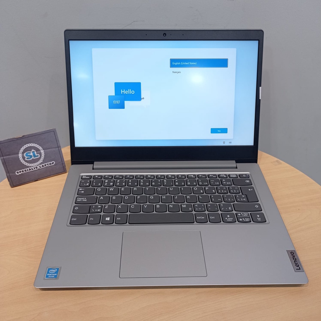 PROMO LAPTOP MURAH BARU LENOVO IDEAPAD SLIM 1 14 N5030 4GB 512GB SSD WIN10 PLATINUM GREY