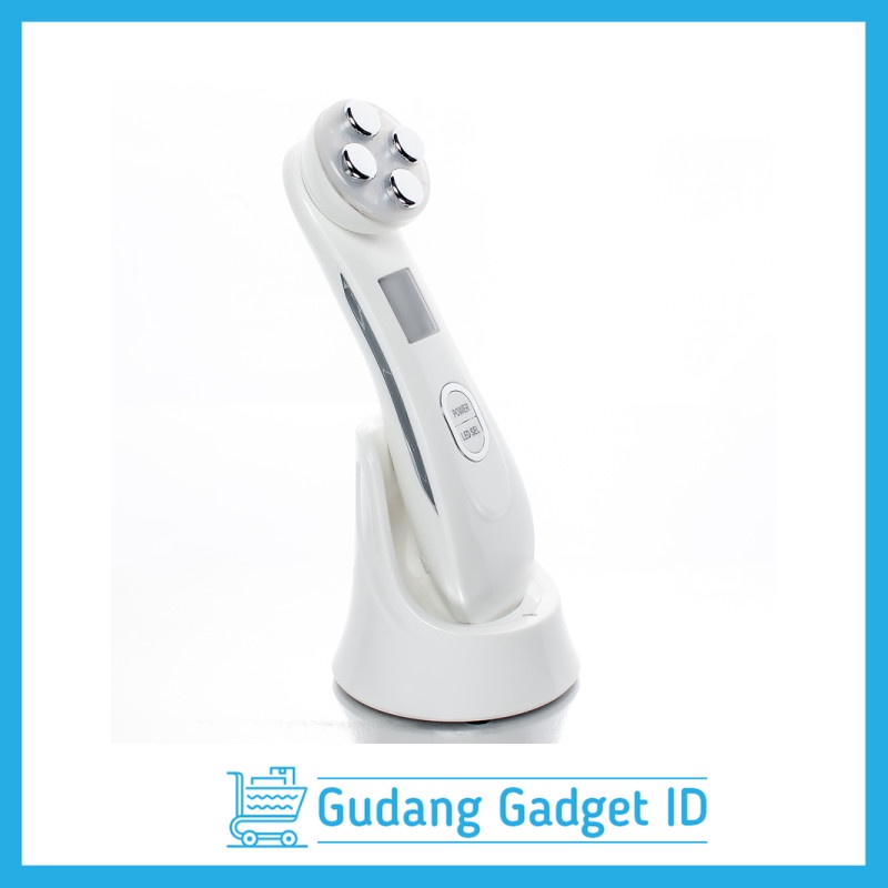 Setrika Wajah UV RF Ion Alat Perawatan Wajah EMS Photon Ckeyin - 9902 - White - LZD8WAGH-1