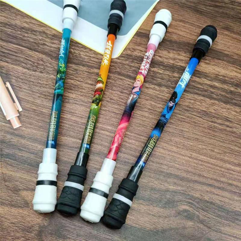 1pc Pulpen Dekompresi Desain Anime League of Legends Warna Acak Untuk Stationery Sekolah / Kantor