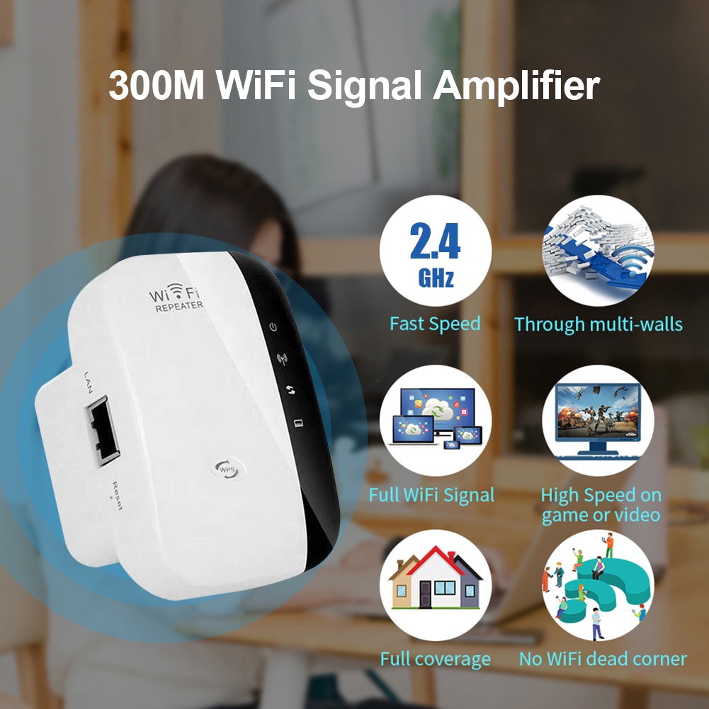 Taffware WIFI Repeater 300Mbps Router WIFI Wireless-N WiFi Repeater WL0189 Memperbesar jangkauan WIFI memperluas Jaringan WIFI Network Wireless Rumah dan Kantor Chip Baru Mudah disetting