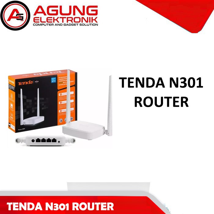 TENDA N301 - Easy Setup 300Mbps Wireless Router, Wireless Router N300 / N301