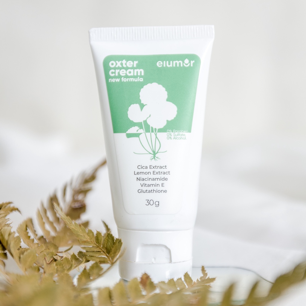 ELUMOR OXTER Cream Original PEMUTIH KETIAK SELANGKANGAN DAN LIPATAN TUBUH STRETCH MARK