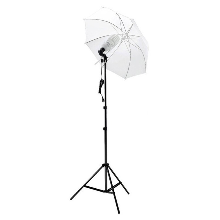 TaffSTUDIO Payung Studio Soft Umbrella Fotografi Studio 84cm + Bohlam 45W  P90L