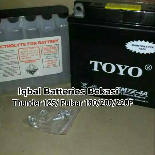 Aki TOYO  GM7Z-4AMF. Pulsar Series.Thunder 125