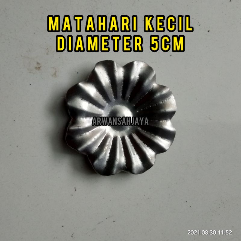 MATAHARI KECIL ORNAMEN PAGAR BESI