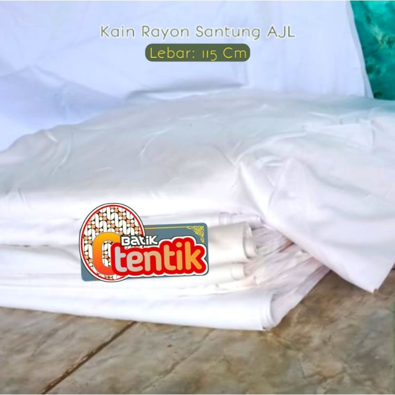 kain rayon santung 1m