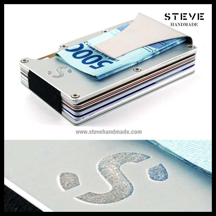 

BEST SELLER !!! TEMPAT KARTU ATM DOMPET KARTU KREDIT CREDIT CARD HOLDER STYLE E SILVER TERLARIS