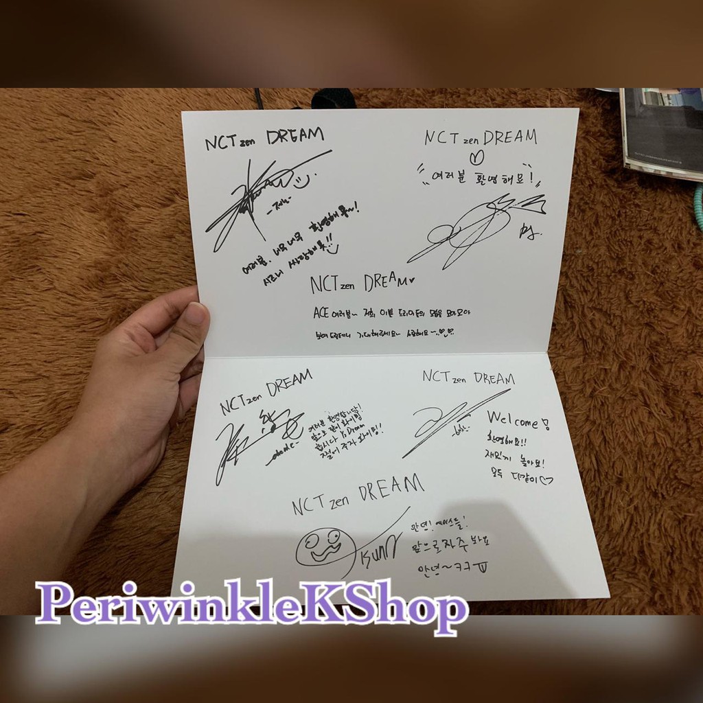 Message Card NCT DREAM Ace Welcome Kit