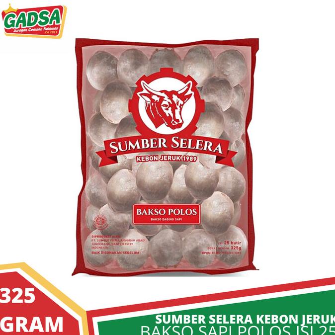 

Baso Sapi Kebon Jeruk isi 25 Bakso Sapi Polos Sumber Selera isi 25