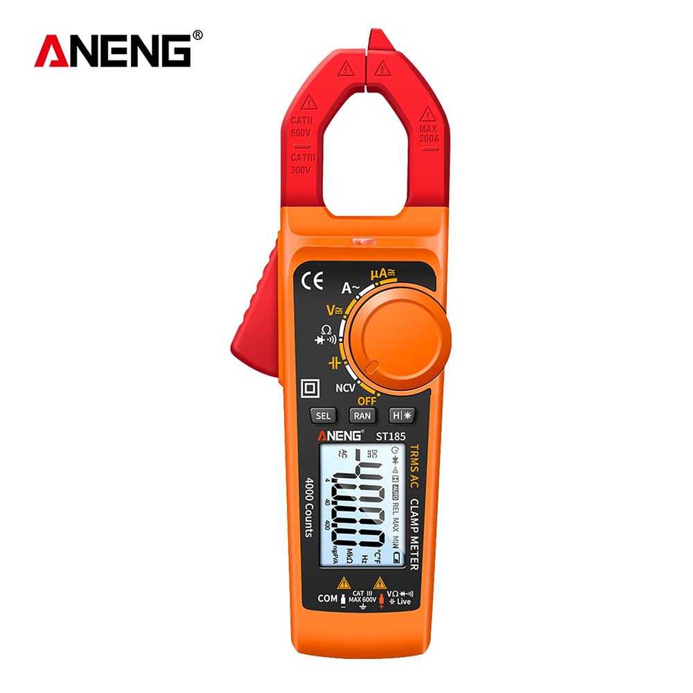 ANENG Digital Multimeter Voltage Tester Clamp - ST185 ( Mughnii )