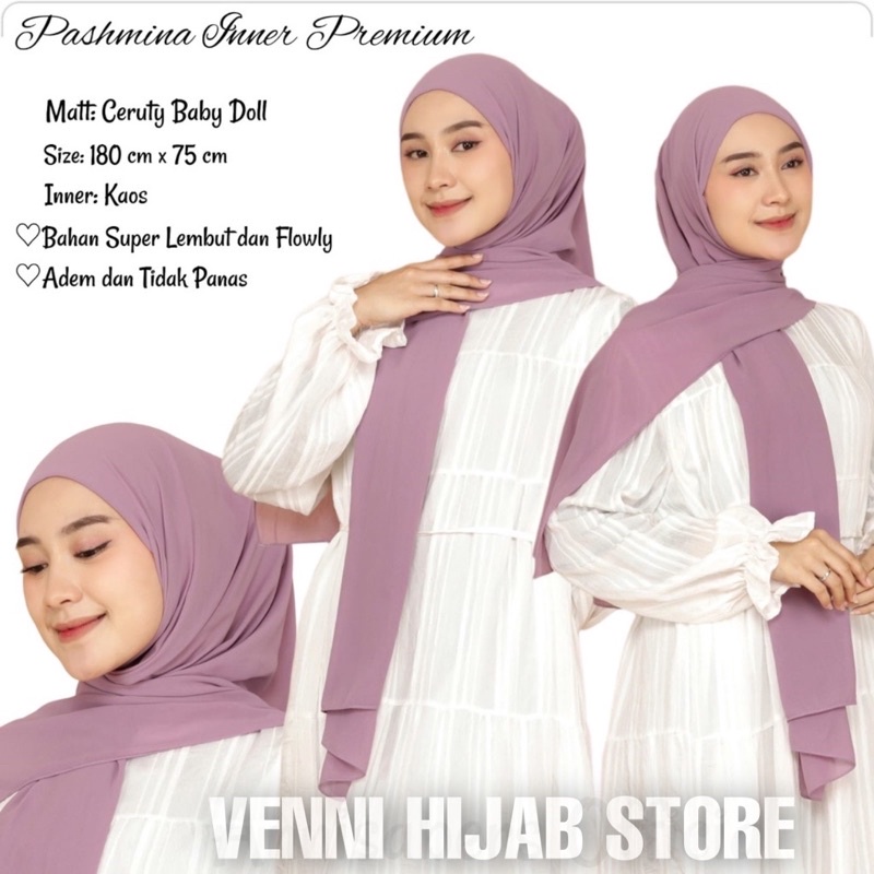 PASMINA INNER CERUTI BABYDOLL (+-185x75cm)