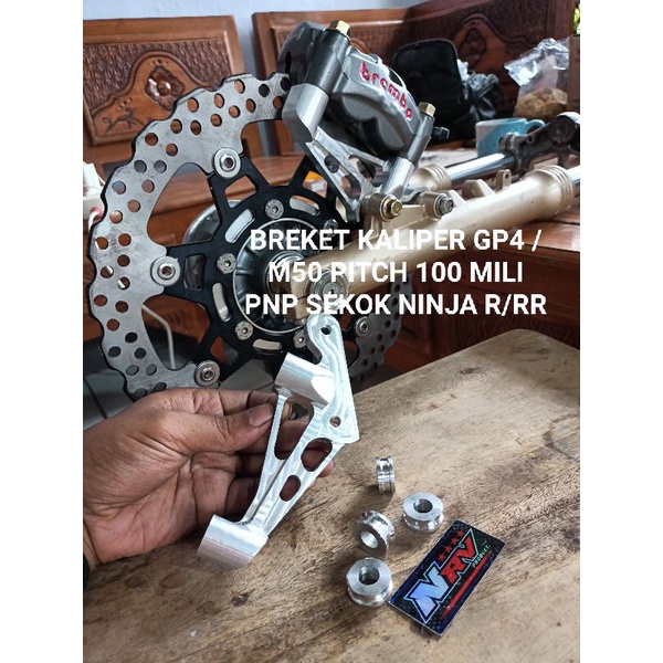 breket kaliper M50 pitch 100 Mili breket kaliper Brembo Gp4 m50 moge pitch 100 Mili