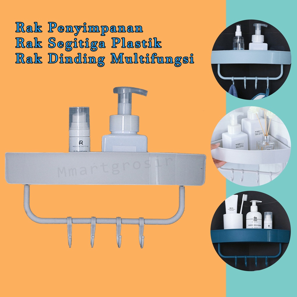 Rak Penyimpanan / Rak segitiga / Rak plastik / Rak Dinding Multifungsi