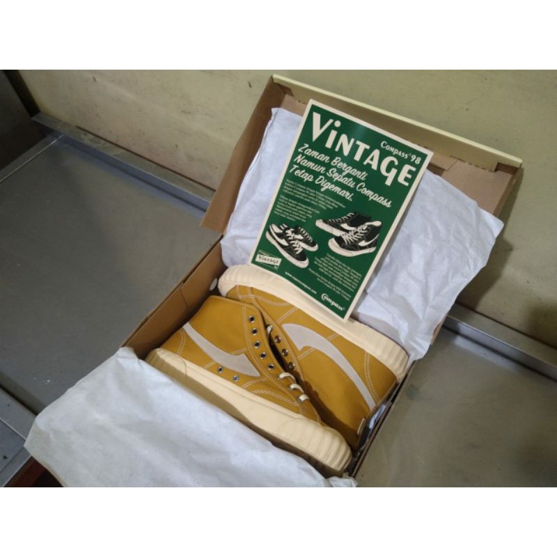 Compass Vintage Gazelle 98 Hi Yellow Mustard