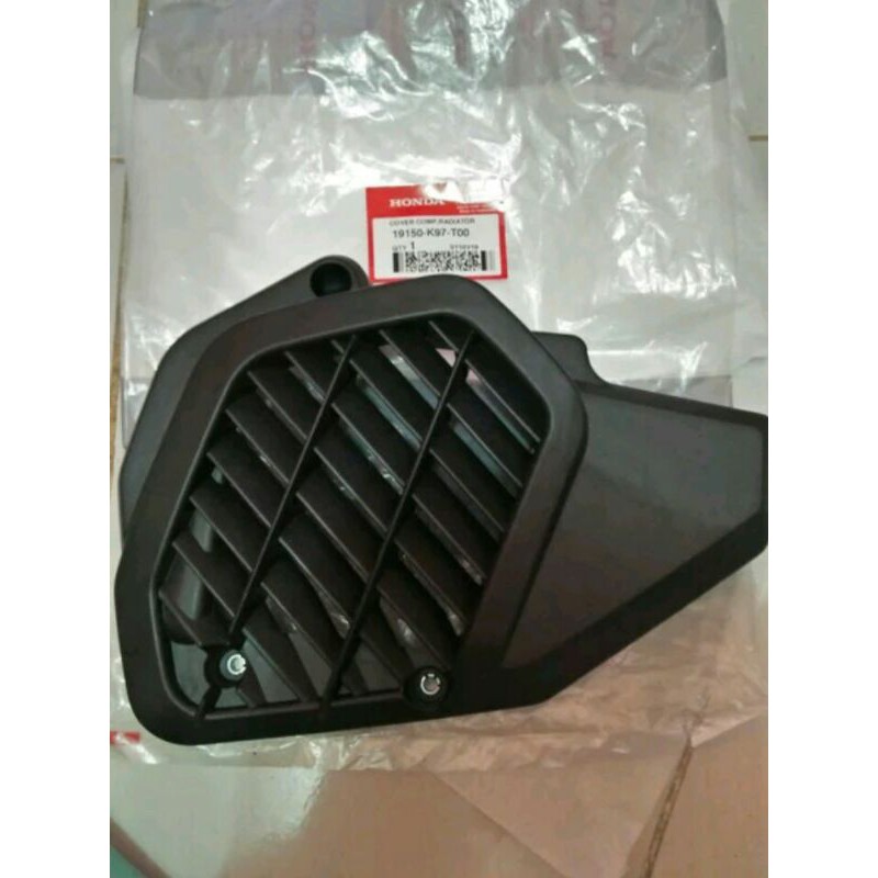 cover tutup radiator cover comp radiator pcx 150 lokal k97 original honda