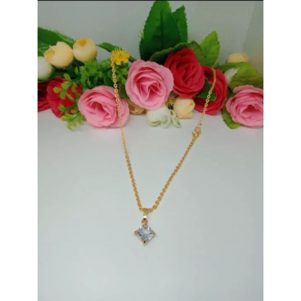 Kalung dewasa nouri panjang 45 cm gold
