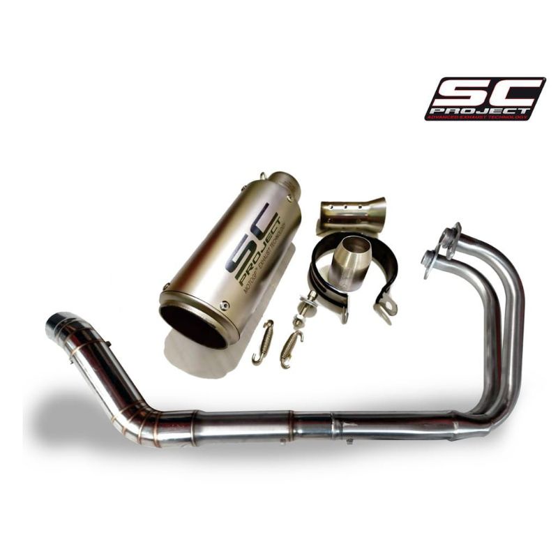 KNALPOT SC PROJECT CRT ORIGINAL IMPORT TAIWAN KAWASAKI NINJA 250R 250FI HONDA CBR 250RR YAMAHA R25