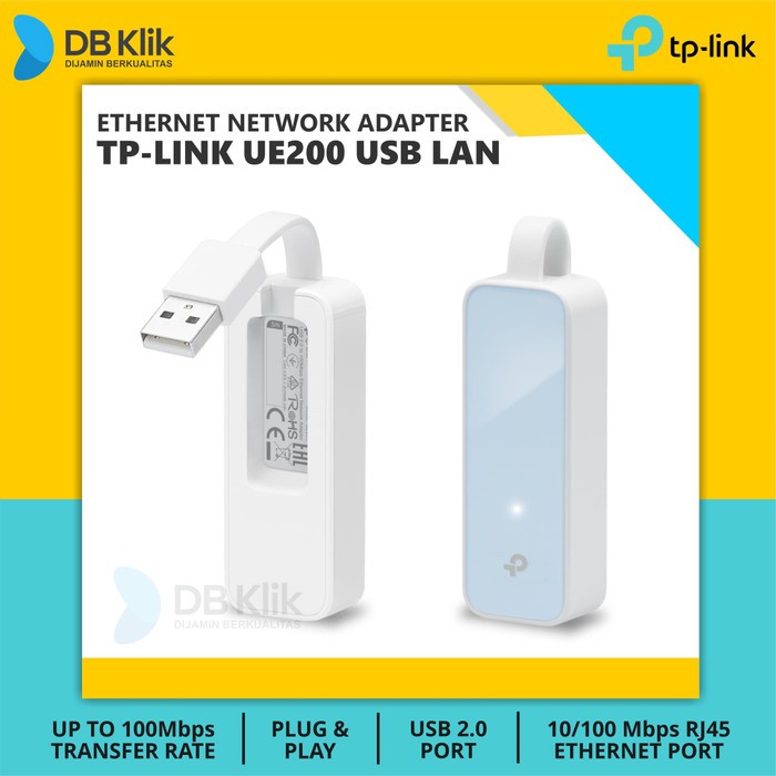 USB LAN TP Link UE200 Wireless Fast Ethernet Adapter ( TPLink UE 200 )