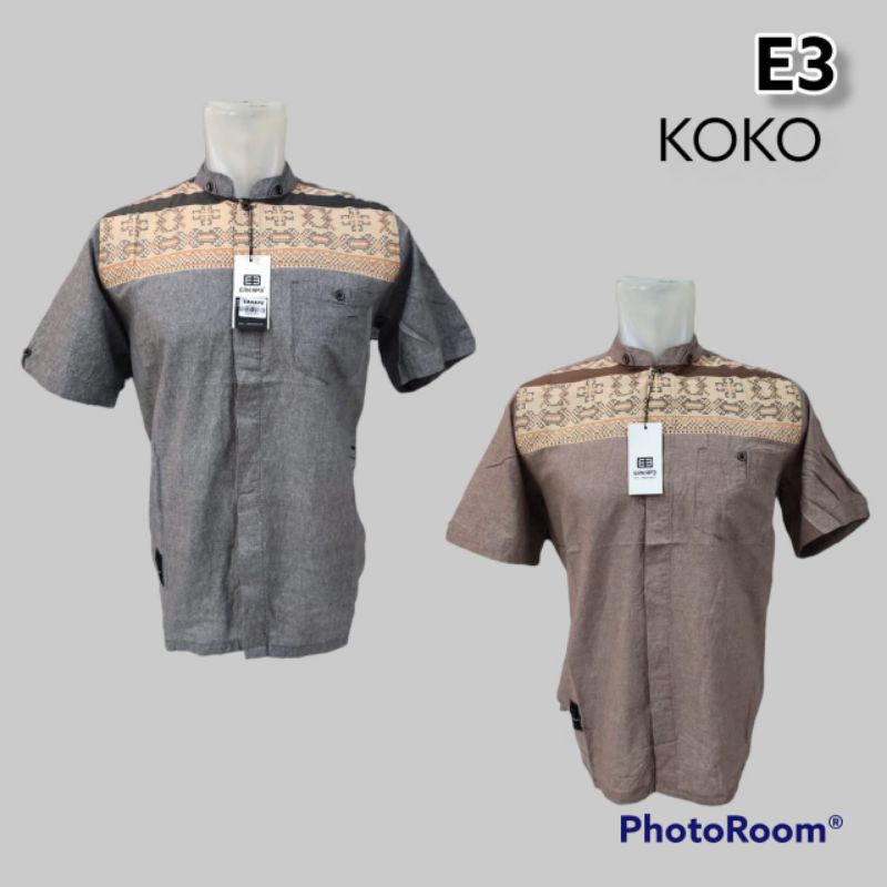 KEMEJA KOKO ERKAPE LENGAN PENDEK