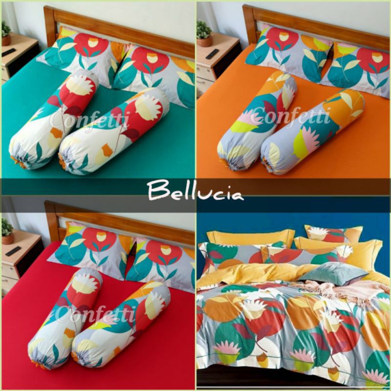 Sprei kaos anti geser anti kusut CONFETTI